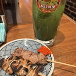 やきとん 豚番長 - 豚レバーとシロ