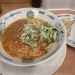日高屋 - 料理写真:冷し担々麺餃子セット　1030円