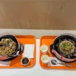 ペッパーランチ - 料理写真:2つ並ぶと  (笑)