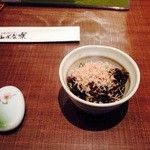 うまいもんや山水茶寮 - 突き出し(ワラビ)