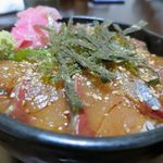漁師居酒屋 楓 - 他の方の天然はまちの漬け丼（大盛り）