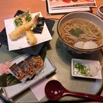 皿そば文楽 - 料理写真: