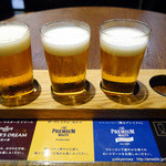 マスターズドリームハウス 丸の内 - 2015.04　「ザ・プレミアム・モルツ　TASTING3」は、「～ザ・プレミアム・モルツ～　マスターズドリーム」「ザ・プレミアム・モルツ」「ザ・プレミアム・モルツ　〈香るプレミアム〉」