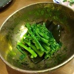 四季肴酒家 きなり - H27.04.11　菜の花の昆布締め
