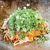 GORO - うどん肉玉餅入りネギトッピング