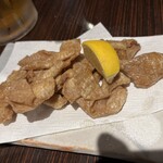 炭火焼鳥 喜鳥家 - 皮せんべい