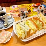 コメダ珈琲店 - 料理写真:コメダブレンド&ミックスサンド 1320円