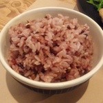 深緑 - 赤米とムング豆の御飯