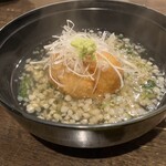居酒屋　はる坊 - レンコン万頭　そば米あんかけ