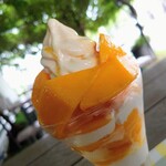 多度グリーンファーム - (期間限定)マンゴーサンデー(1,800円)
