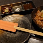 焼肉 神宮 - お通しなど