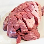 炭火焼肉 ゴールデンホルモン - BIGハツステーキ