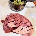 炭火焼肉 ゴールデンホルモン - BIGハツステーキ