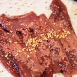 炭火焼肉 ゴールデンホルモン - レバーしゃぶしゃぶ