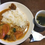 喫茶ひまわり - 上から