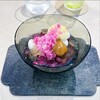 昆布屋孫兵衛 - 今回のお目当て冷やしぜんざい☺️紫蘇が鮮烈！