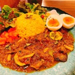 げしとうじ - チキン野菜ミックス　ゆでたまごトッピング