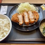 松のや - 料理写真:超厚切りリブロースかつ定食