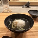 割烹こめを - 鱧と潤菜のお清し