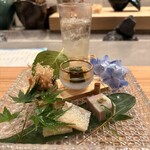 割烹こめを - 青梅雨八寸（4品）