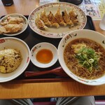餃子の王将 - 料理写真:餃子の王将ランチA+餃子