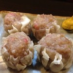 ひげ坊主 - H.27.4.8.夜 黒豚桜えびシュウマイ 400円
