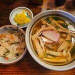そば処 楠公 松濤庵 - きざみ定食
