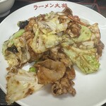 ラーメン大将 - 回鍋肉アップ
