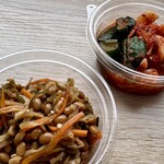 味のばくだん - 納豆と切干大根 米糀づけ ＆ キムチ３種