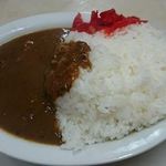 あかさき食堂 - カレーライス並450円・最近値上がりしたそうじゃけどそれでも安い！