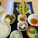 Hanamame - えび天＋野菜天定食