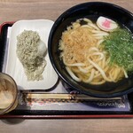 資さんうどん - 料理写真:かけおにセット　398円（438円）