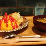 MOGU-MOGU - 店主の気まぐれ日替わり定食 (税込)1,250円 ←ごはんは＋50円で大盛りです ※正面から (2026.07.05)