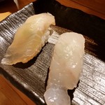 やすけ - 平目、平目の昆布〆