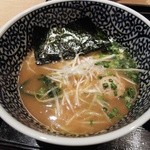 半熟味玉濃厚魚介つけめん