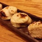 馳走 なか川 - 【H27.3.12】虎ふぐ白子塩焼き２６８０円。