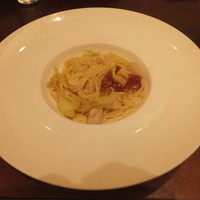 サバティーニ・ディ・フィレンツェ 大丸東京店 - サバティーニランチ：　ほたてとキャベツのパスタ
