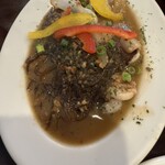 イタリアン酒場ナチュラ - もずくの青唐炒め