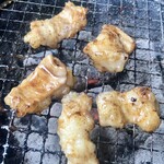 牛角 - マルチョウ焼けています