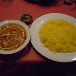 ガンジス - 野菜カレー、ライス