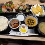 めし道楽 - 「めし道楽御膳」一式