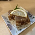 手打ち蕎麦 雷鳥 - お魚の煮凝り