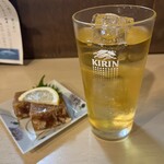 手打ち蕎麦 雷鳥 - 緑茶割り