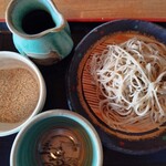 そば処　やまなみ - ごまくるみ汁せいろ蕎麦