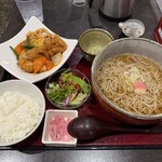 家族亭 - 料理写真:鶏と野菜の黒酢あんセット