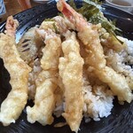 谷町 一味禅 - 細いけどエビ4尾