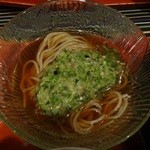 さ行 - こんにゃくそば山形だしのせ