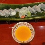 さ行 - 鯛の薄造り