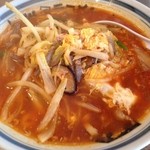 陳さん館 - 上州名物手打雷ラーメン(太麺)(650円)