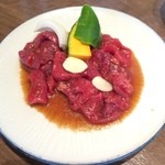 さんか亭 - 【2015年03月】薬念(ﾔﾝﾆｮﾝ)焼肉ランチ（ロース）＠730円。カミサンのお気に入り。